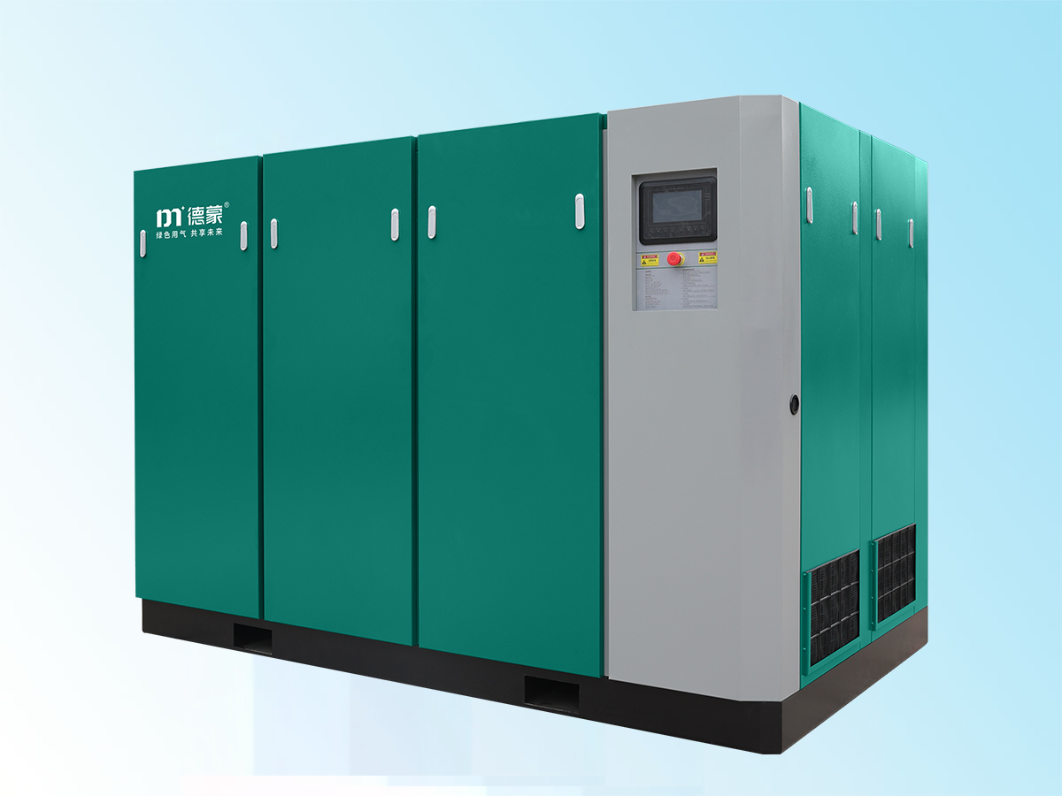 永磁双变频二级压缩螺杆式空气压缩机产品图